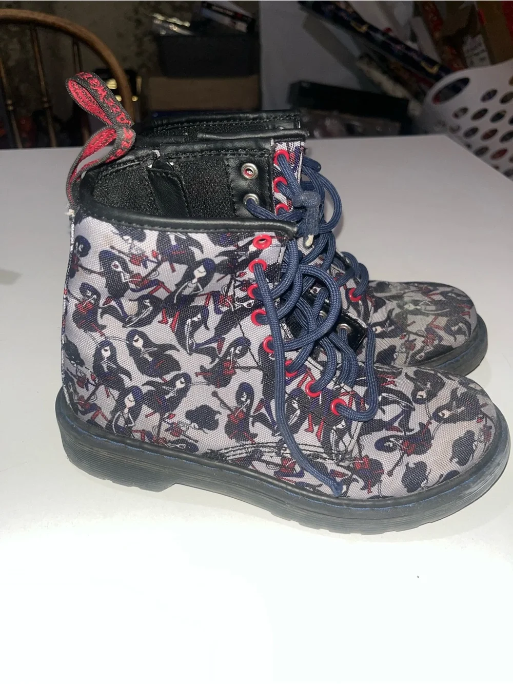 Dr. Martens x Adventure Time Marceline the Vampire Queen canvas boot 2Y 2
